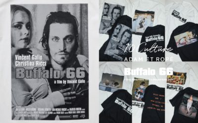 「ADAM ET ROPE'(アダム エ ロぺ)」、映画『Buffalo 66』とのコラボアイテムを発売　Tシャツ、オープンカラーシャツ、バッグの3種
