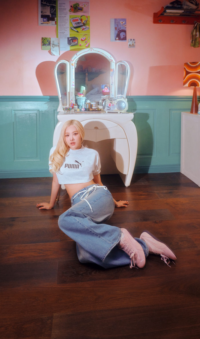 「プーマ」の人気薄底スニーカーが優雅に進化　BLACKPINKロゼがまとう「SPEEDCAT ETOILE」