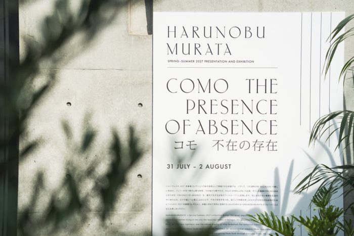 「HARUNOBUMURATA(ハルノブムラタ)」、2027年春夏コレクションを発表
