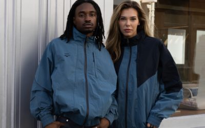 「A.P.C.」×「Mizuno」第5弾　90年代のシルエットを再構築したトラックジャケット発売