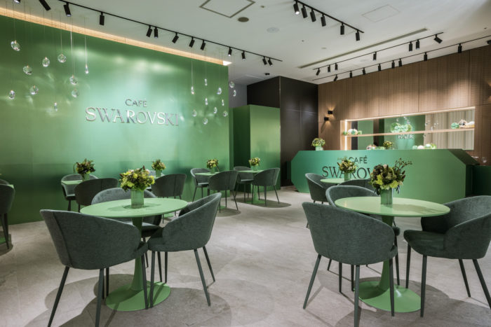 スワロフスキー、「カフェ スワロフスキー(café Swarovski)」を東京・銀座でオープン