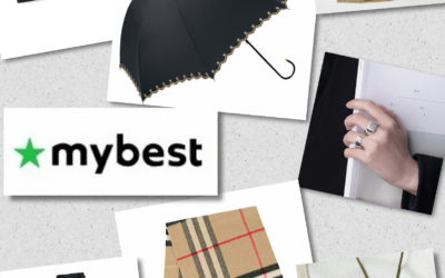 商品比較サービス「マイベスト（mybest）」で「名刺入れ」「マフラー」「ダウンジャケット」「シルバーリング」「メガネホルダー」「日傘」「レインコート」に関して監修しました